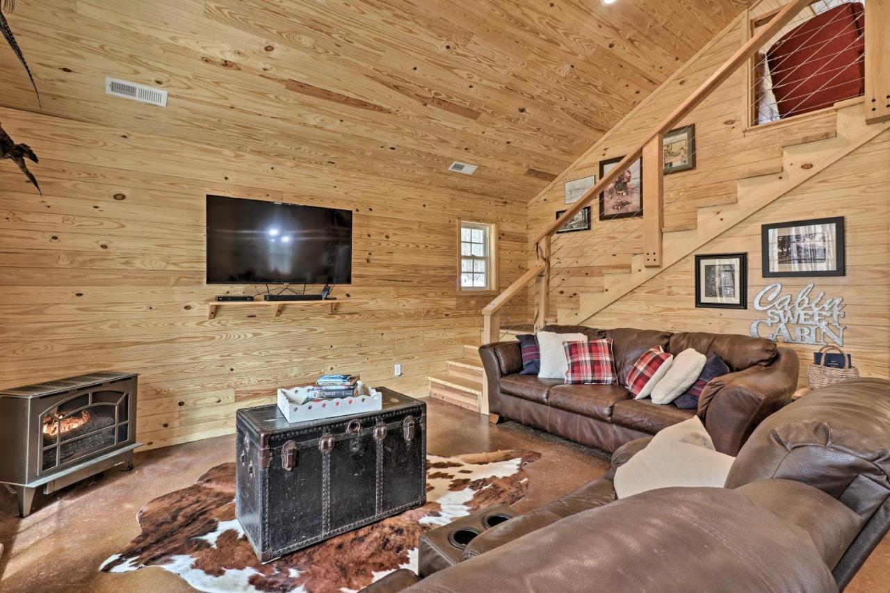 Peaceful Family Cabin On 10 Acres With Game Room! Heflin Luaran gambar